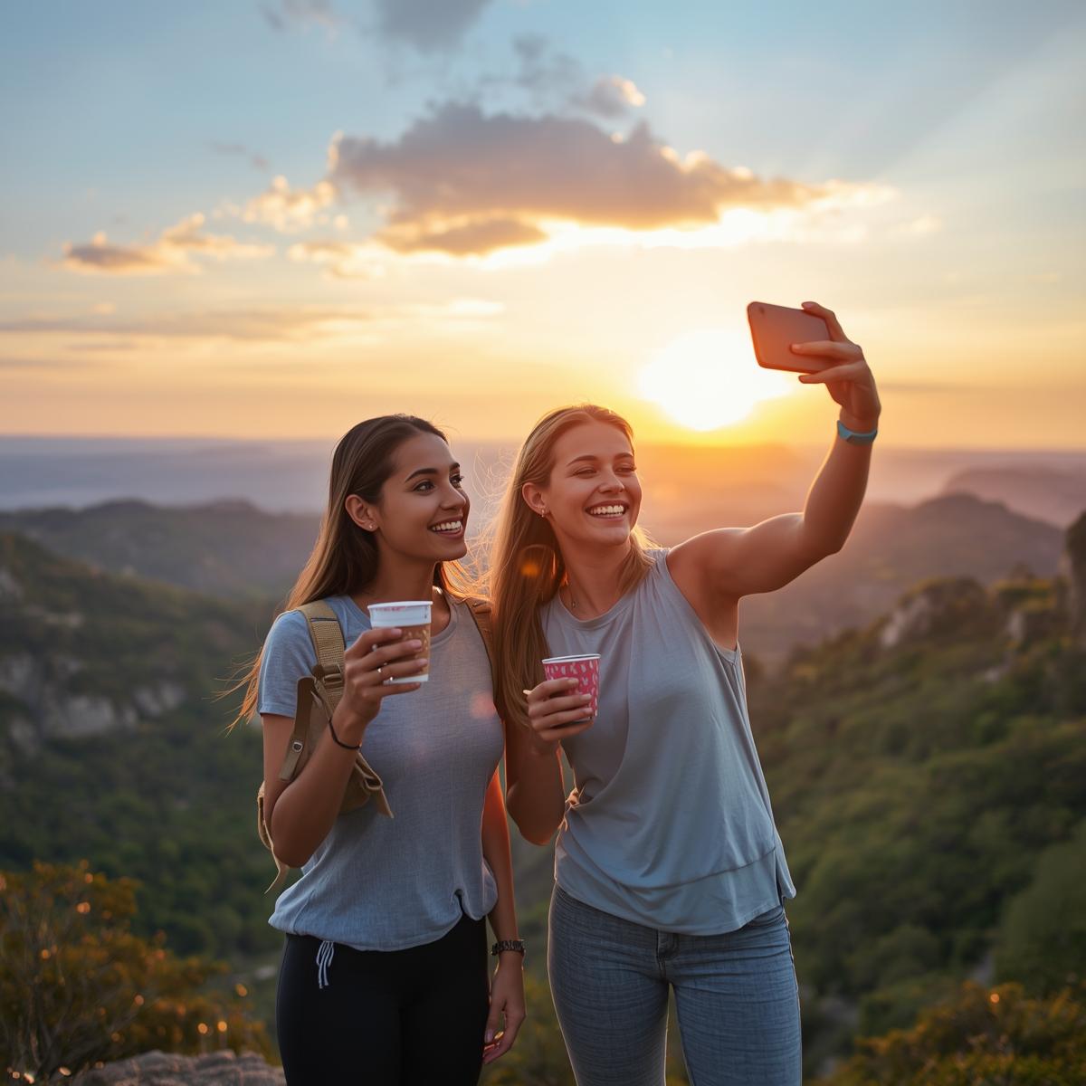 chicas con cafe blendnature naturaleza